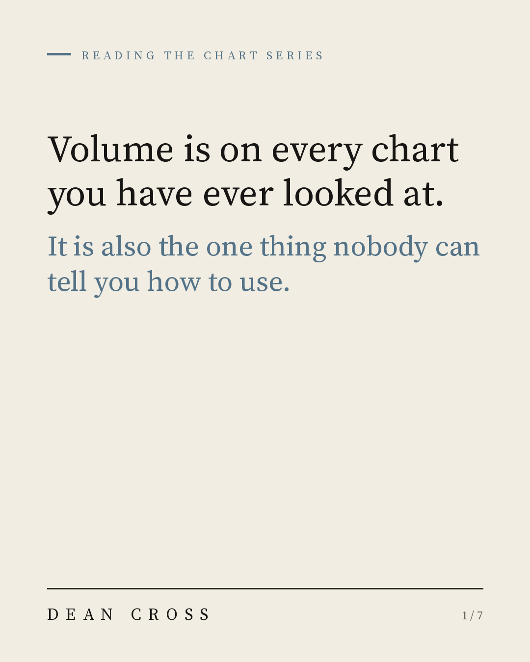 Volume post